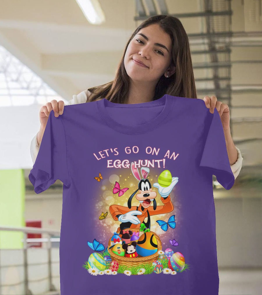 Goofy Let's Go On An Egg Hunt! T-Shirt