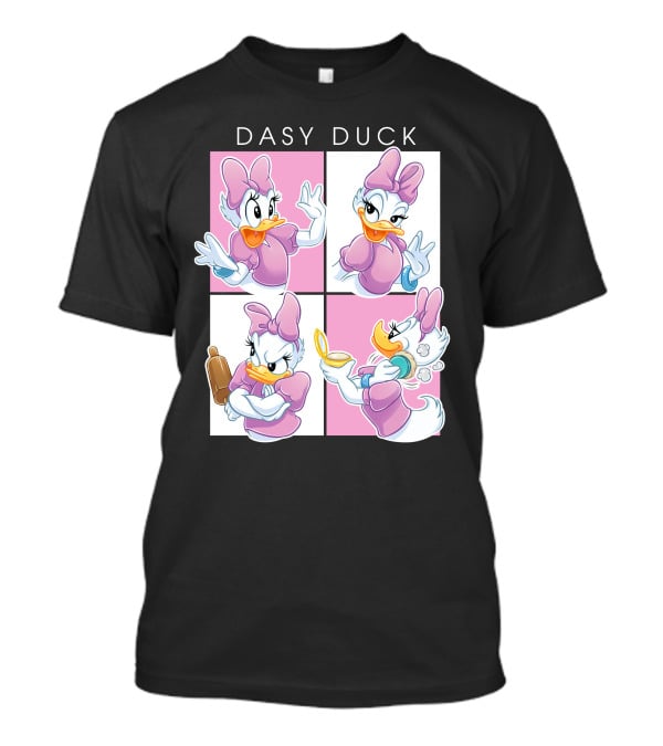 Daisy Duck Four Expressions Pink Outfit Series T-Shirt