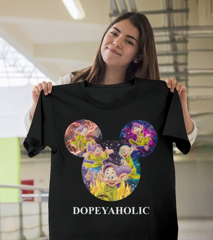Dopeyaholic Mickey Mouse Ears Multiverse Dopey Wonderland T-Shirt