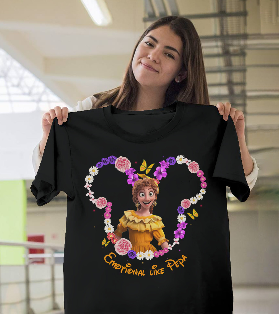 Emotional Like Pepa Flower Heart T-Shirt