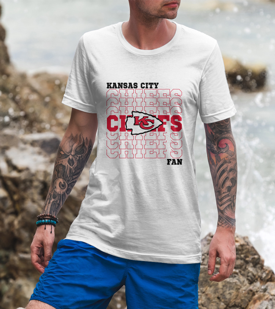Kansas City Chiefs Fan Chiefs KC Arrowhead T-Shirt
