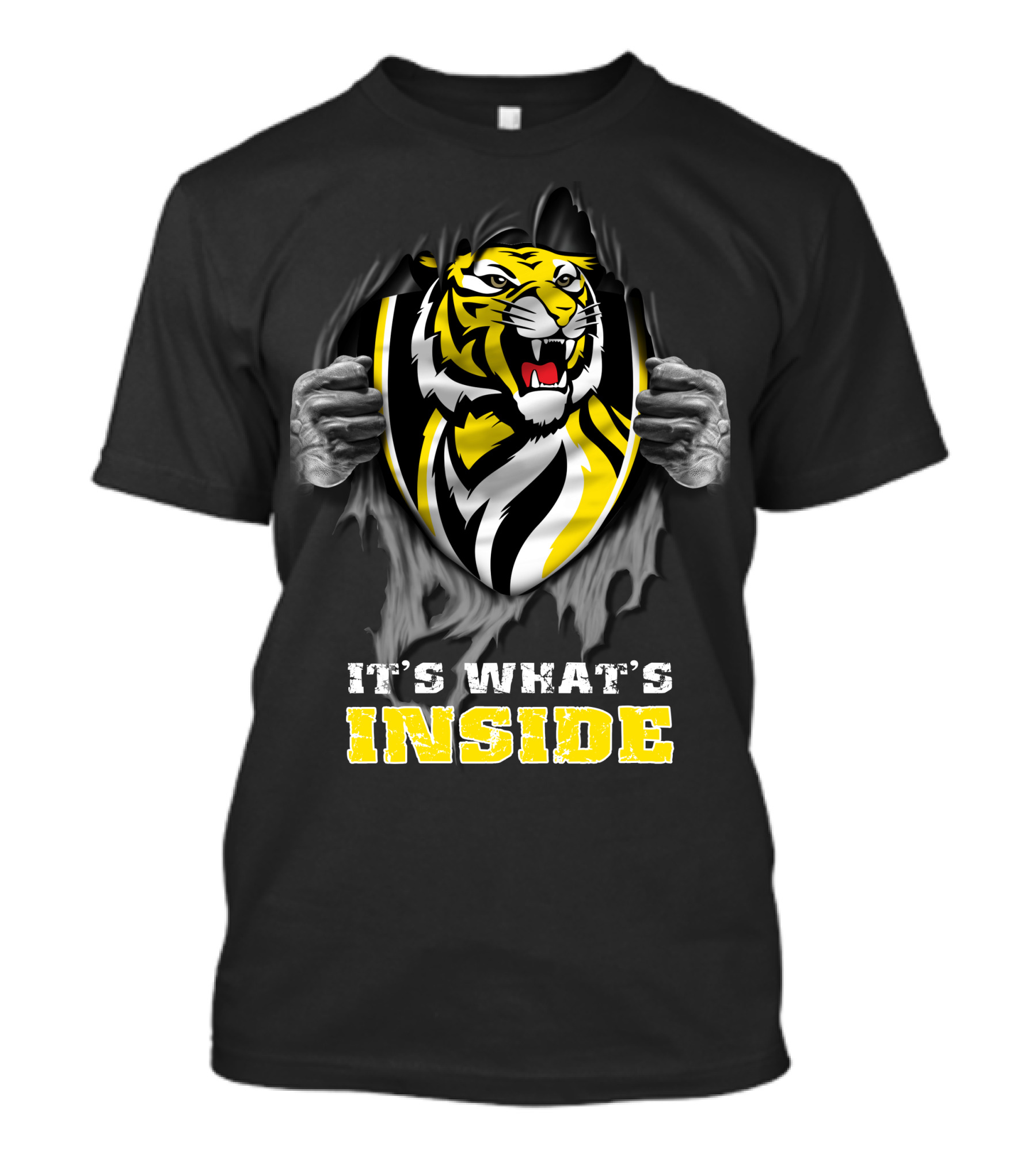 It's What's Inside Richmond Tigers Logo Peeling Effect T-Shirt