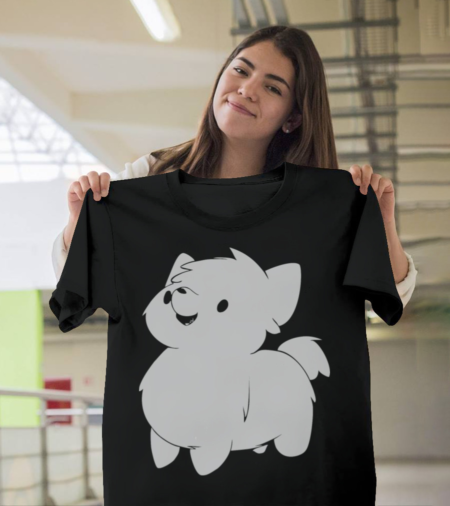 Cute Cartoon Dog Drawing T-Shirt