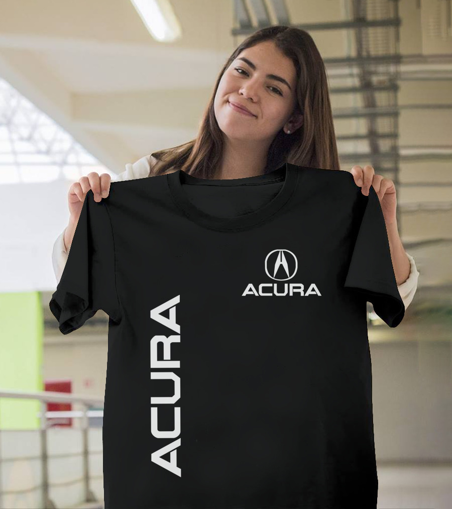 ACURA Acura Emblem Vertical And Horizontal Branding T-Shirt