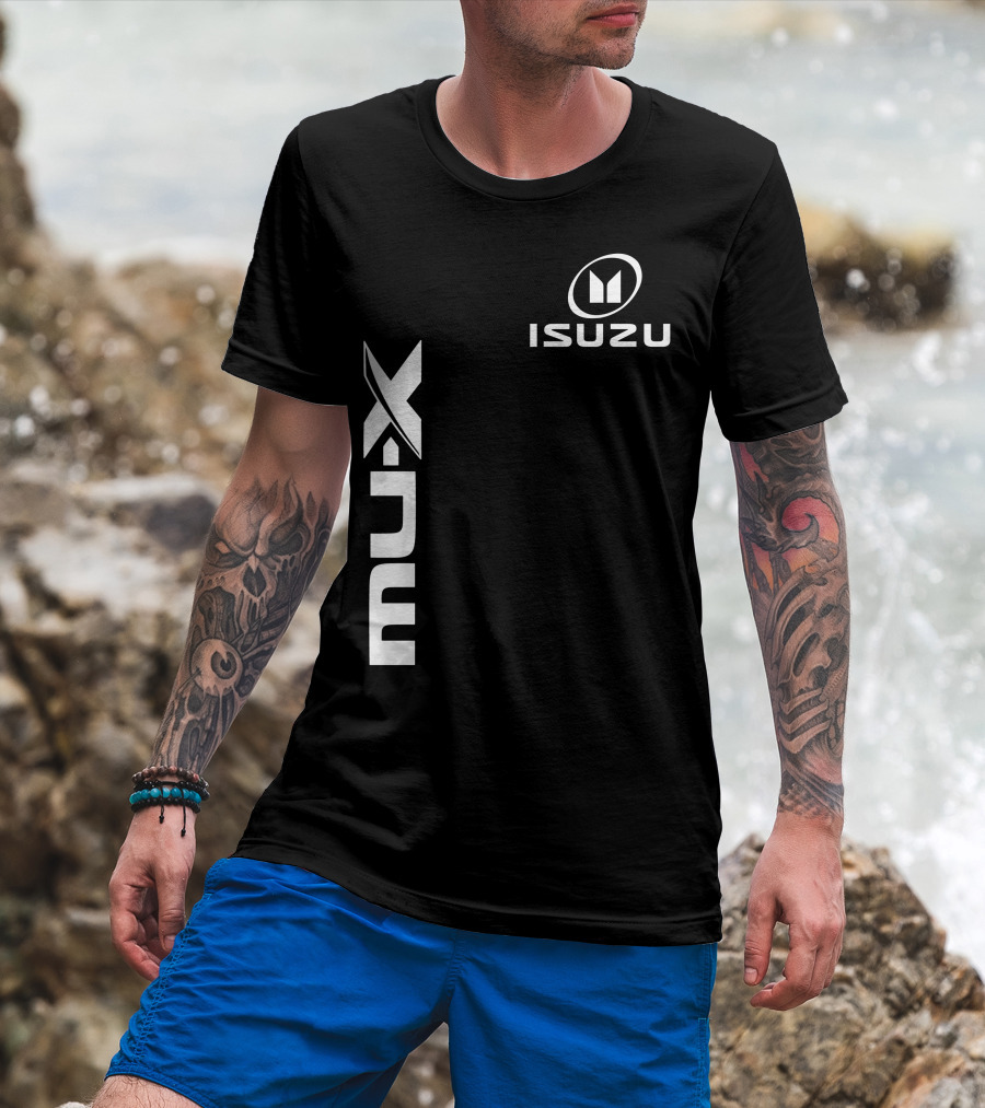 ISUZU MU-X Vertical Logo With Iconic T-Shirt