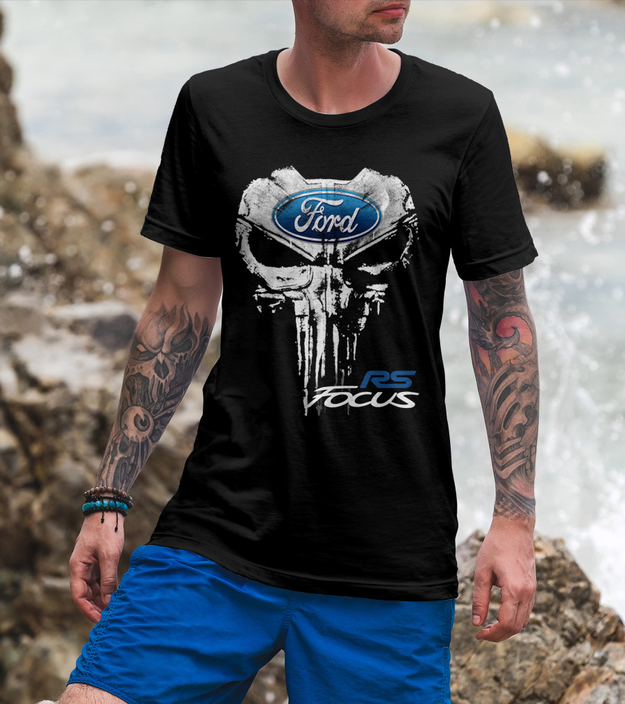 Ford Focus RS Punisher Skull T-Shirt
