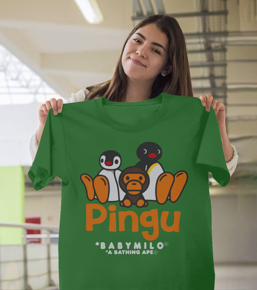Pingu Baby Milo A Bathing Ape Collaboration T-Shirt