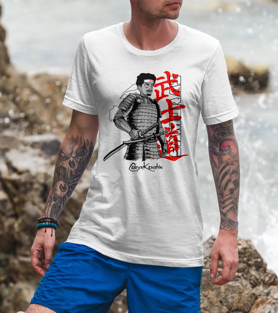 CoryxKenshin Samurai Warrior T-Shirt