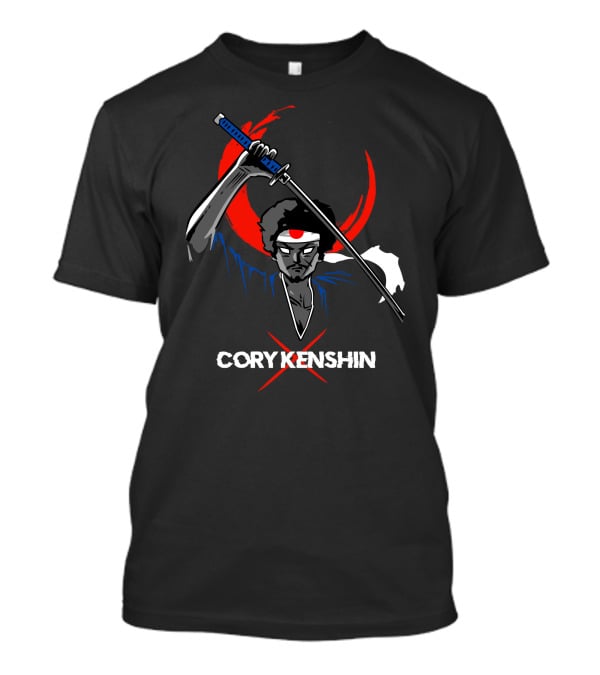 Cory Kenshin Samurai Warrior Sword Red Circle T-Shirt