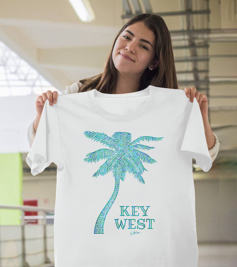 Key West JCombs Palm Tree Florida T-Shirt