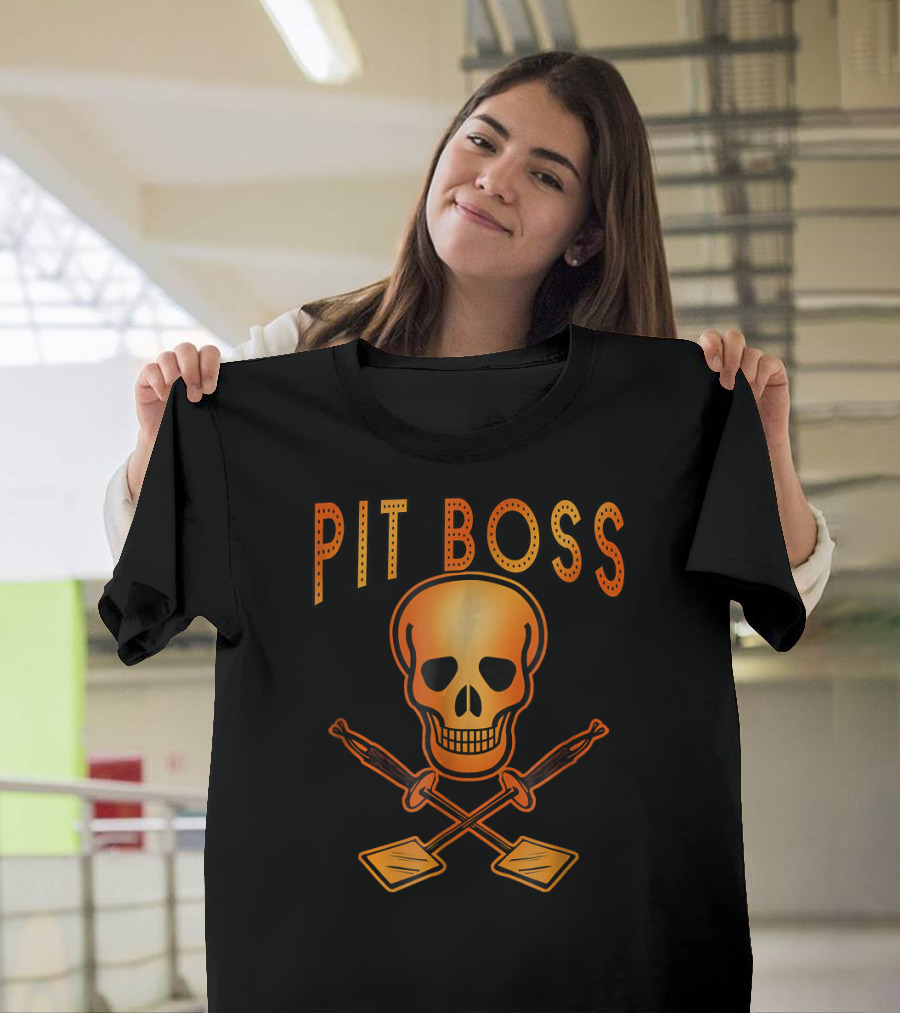 PIT BOSS Grilling Skull and Crossed Spatulas T-Shirt