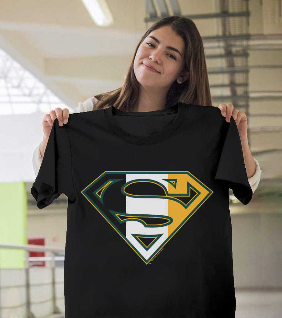 Superman Irish Flag Shield T-Shirt