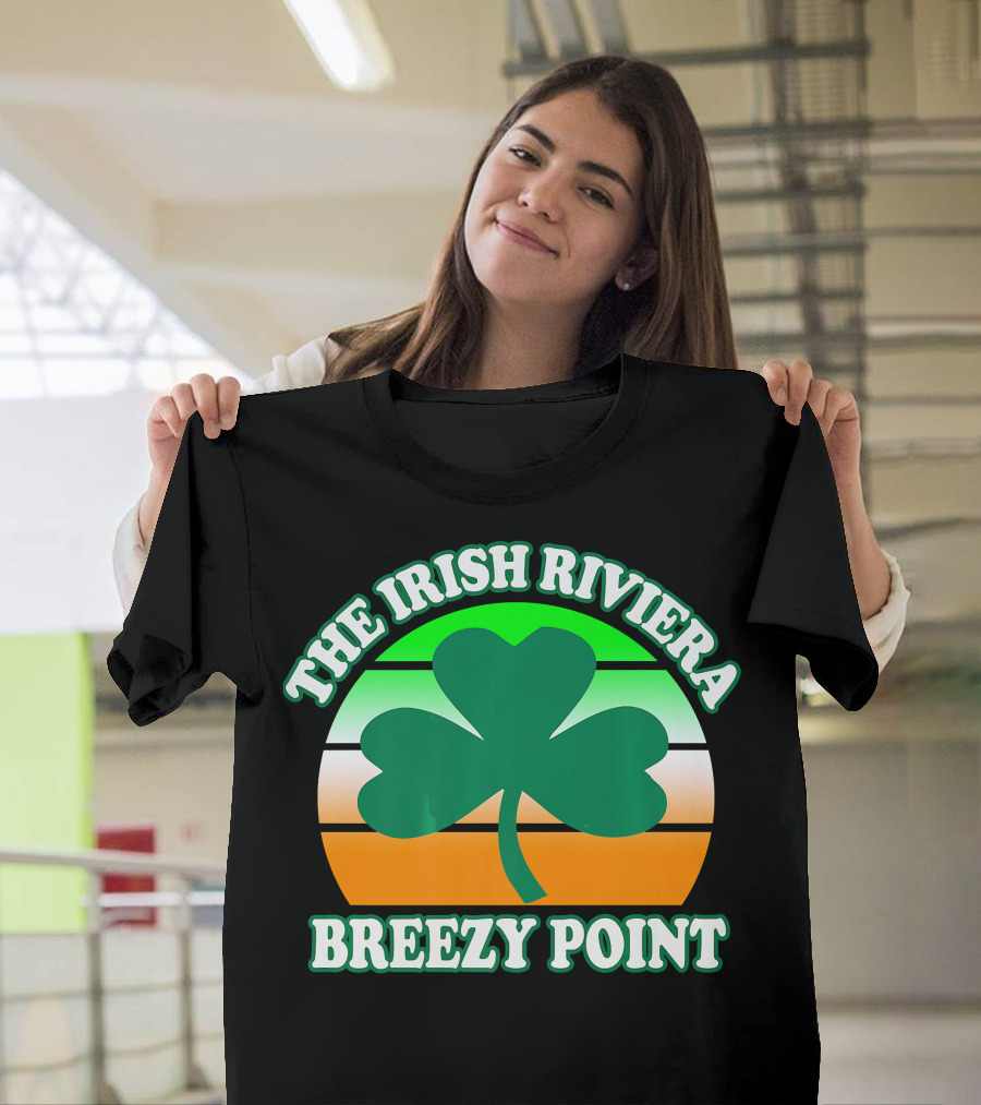 Breezy Point NY Shamrock The Irish Riviera T-Shirt