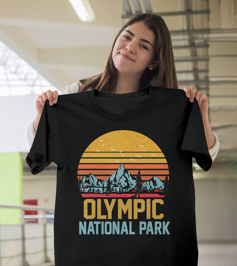 Olympic National Park Camping Hiking Jungle T-Shirt