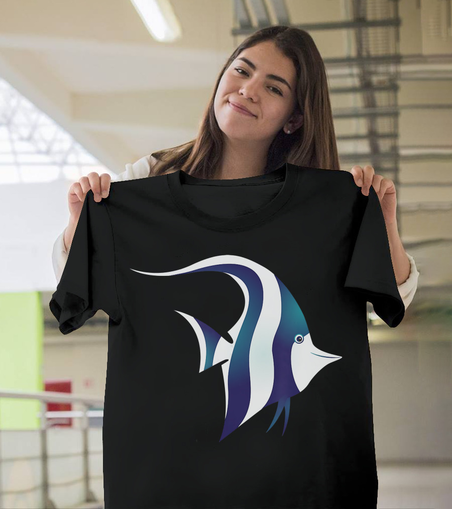 Cool Colorful Ocean Fish Aquarium Tropical Marine Life T-Shirt