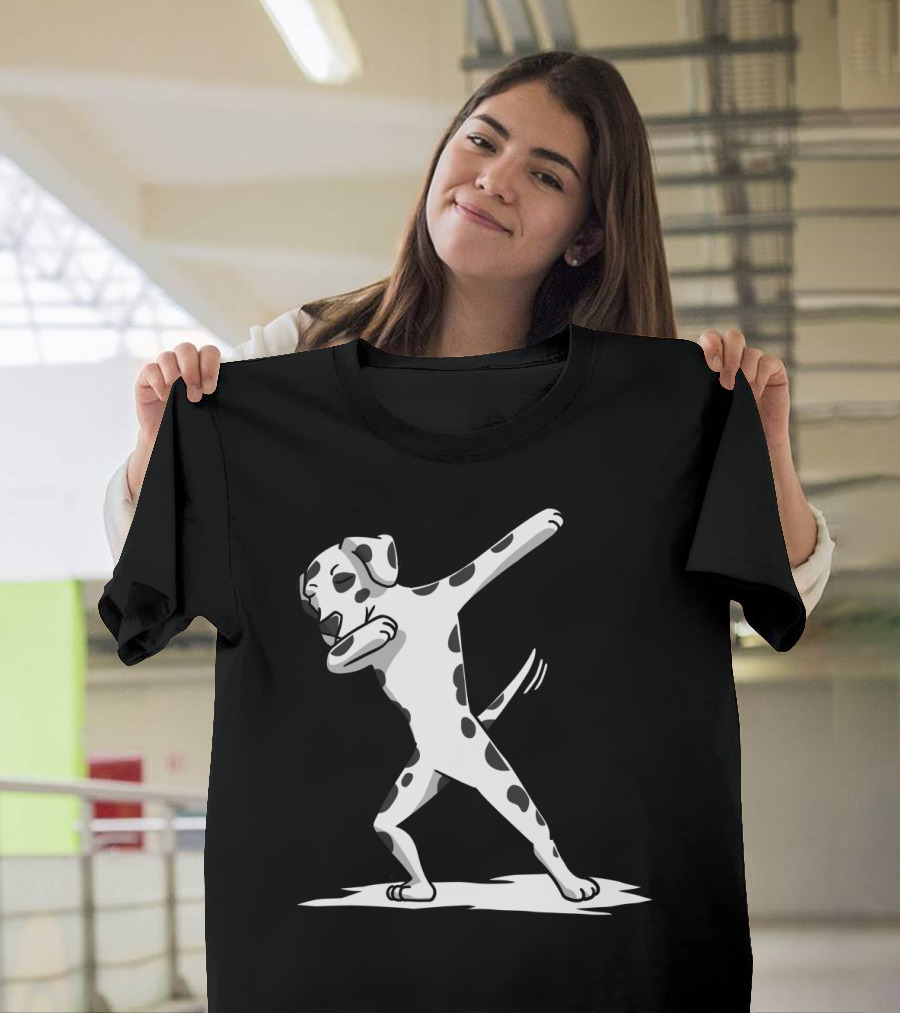 Dalmatian Dog Performing Classic Dab Dance Move T-Shirt