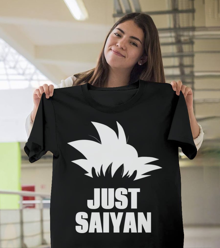Just Saiyan Dragon Ball Z Super Saiyan Hair T-Shirt