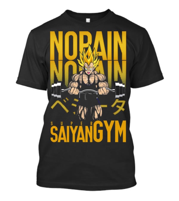 No Pain No Pain Super Saiyan Gym T-Shirt