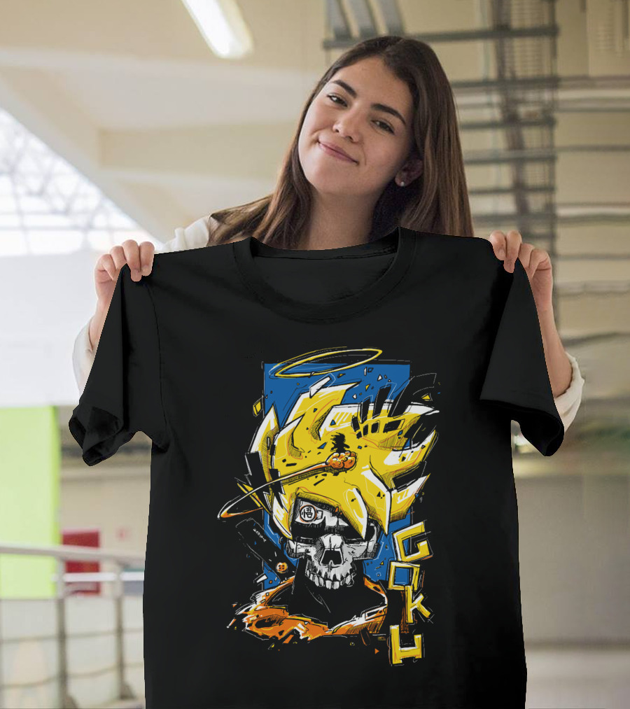 SkullGoku Super Saiyan Anime Fusion T-Shirt