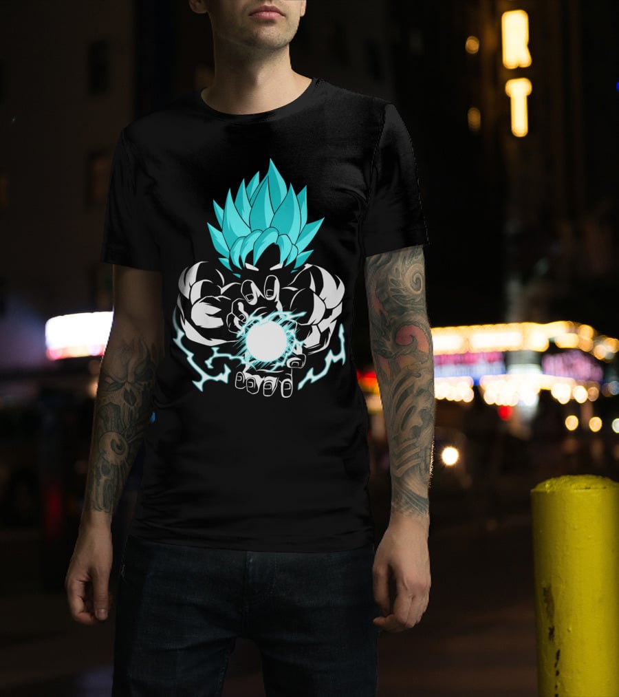 Super Saiyan Blue Energy Charge T-Shirt