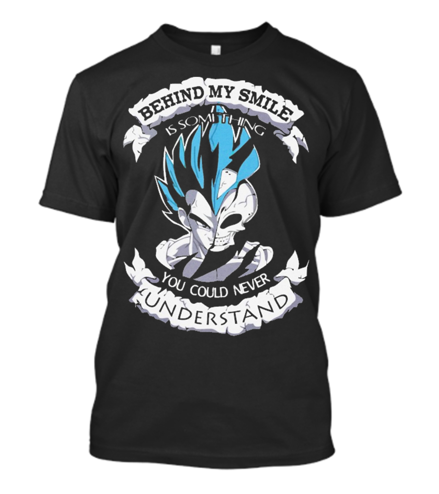 Behind My Smile Is Something You Could Never Understand Vegeta T-Shirt