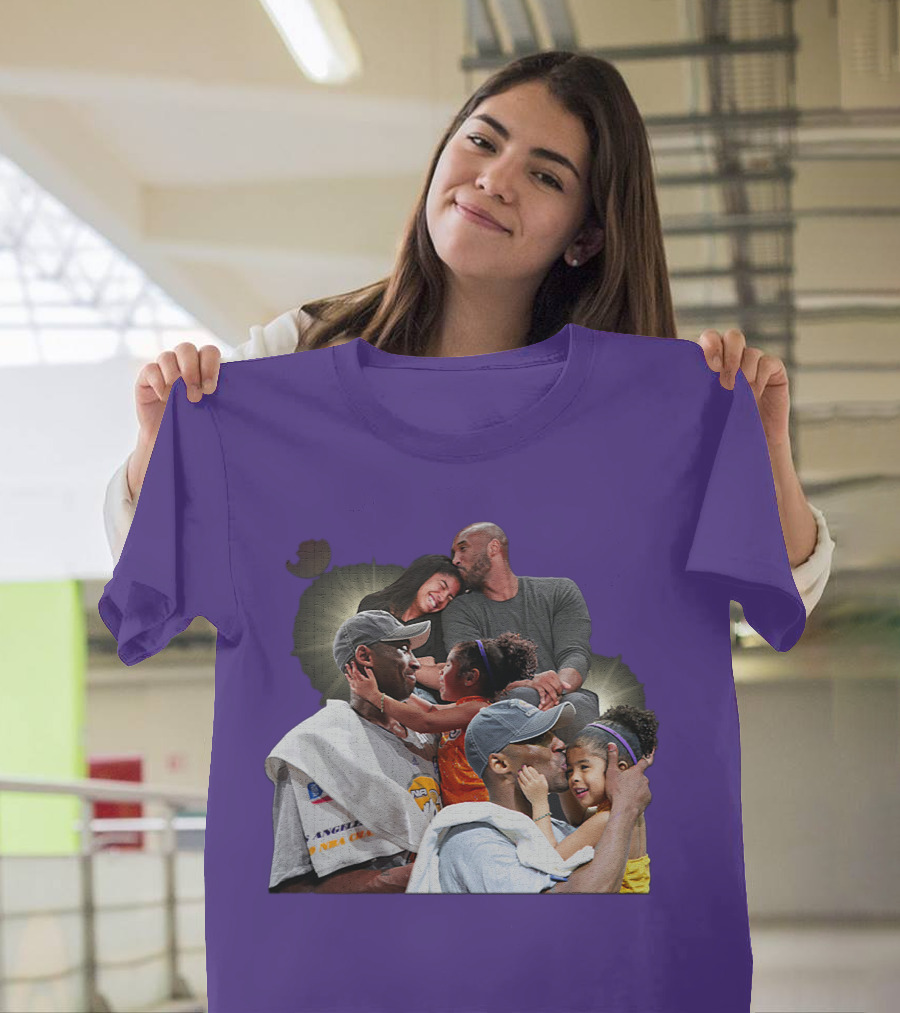 Kobe And Gigi Celebration Los Angeles Lakers Moments T-Shirt
