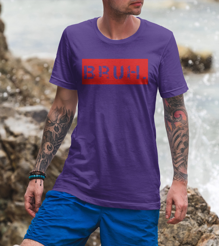 Bruh Meme Funny Saying Brother Teens Greeting T-Shirt