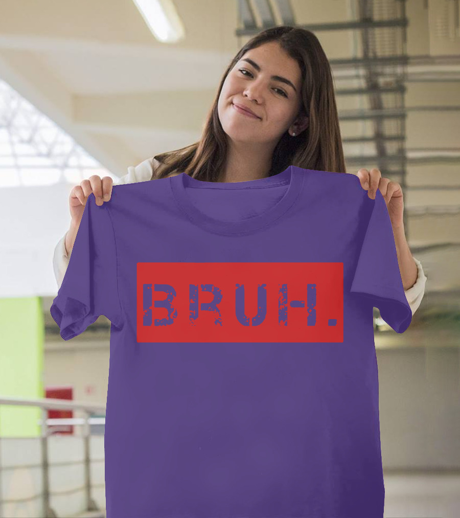 Bruh Meme Funny Saying Brother Teens Greeting T-Shirt