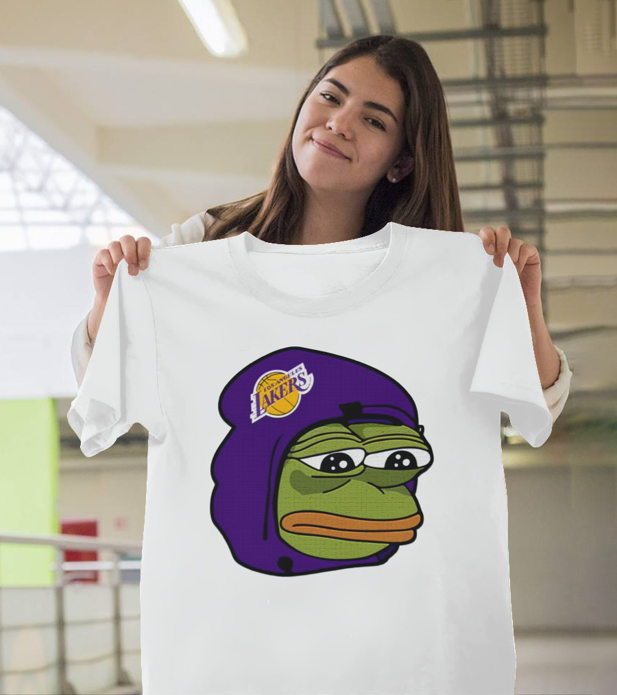 Pepe The Frog Los Angeles Lakers T-Shirt