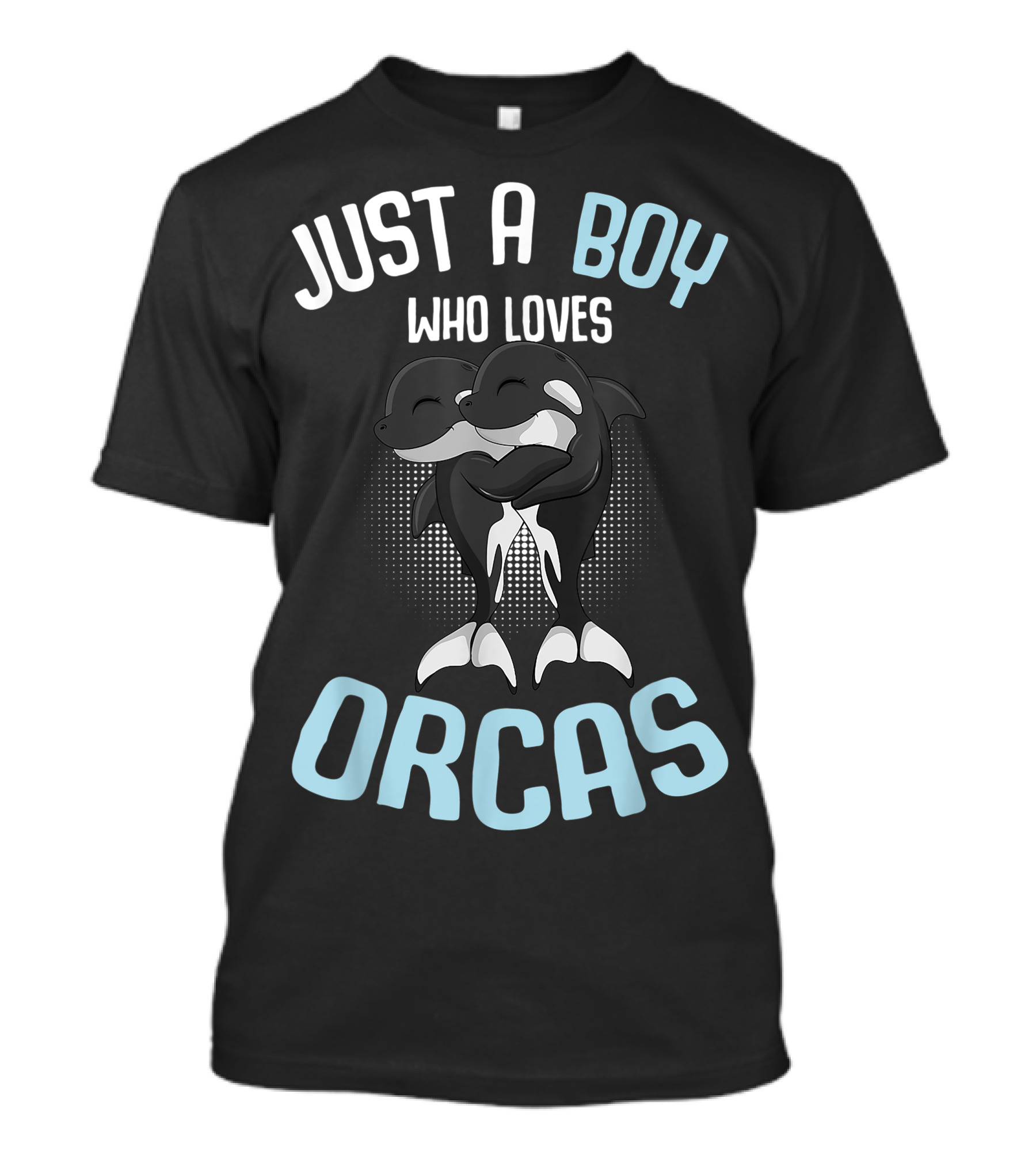 Just A Boy Who Loves Orcas T-Shirt