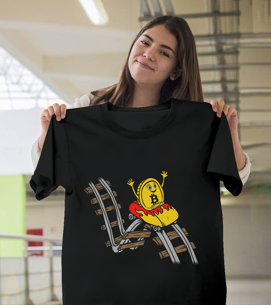 Bitcoin Roller Coaster Adventure T-Shirt