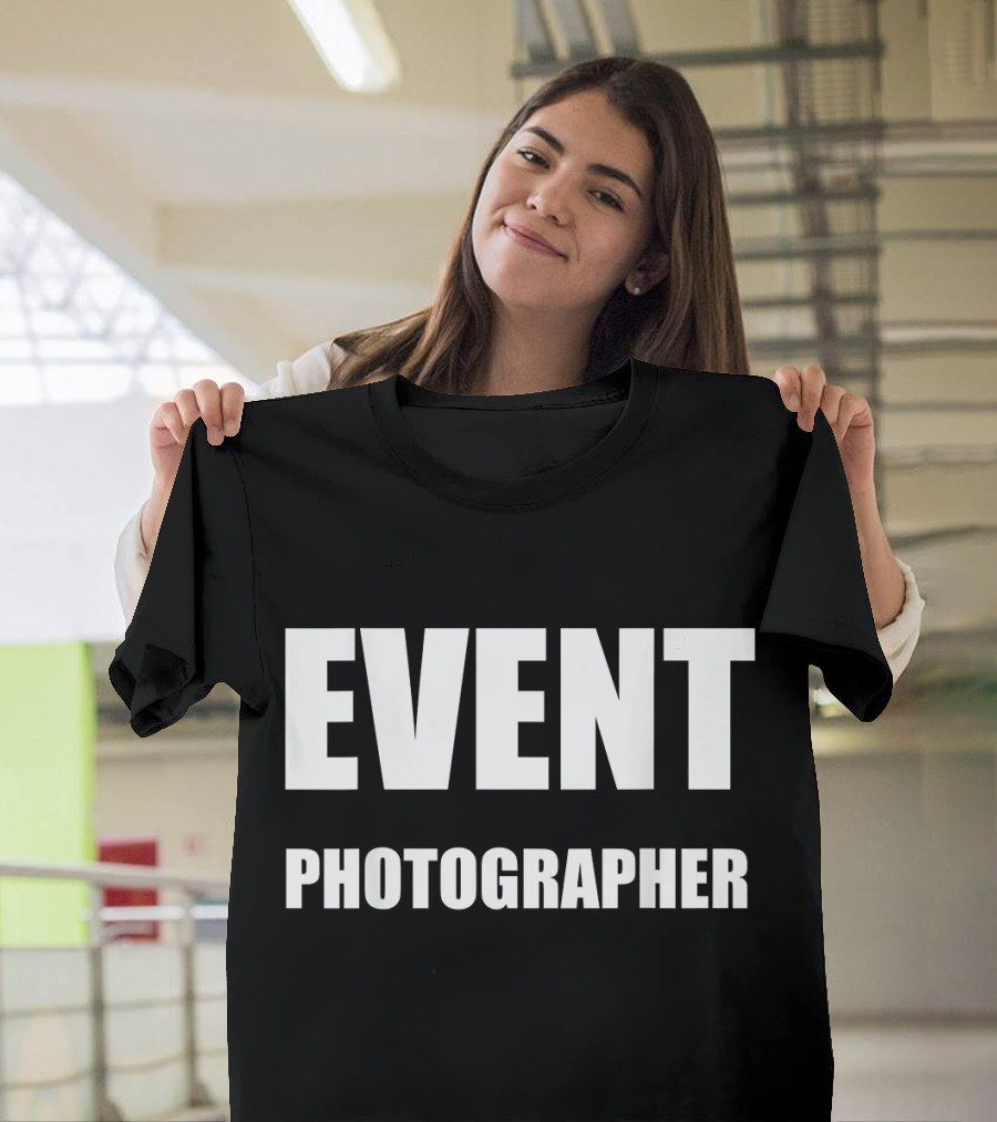 Event Photographer Official Staff Back T-Shirt