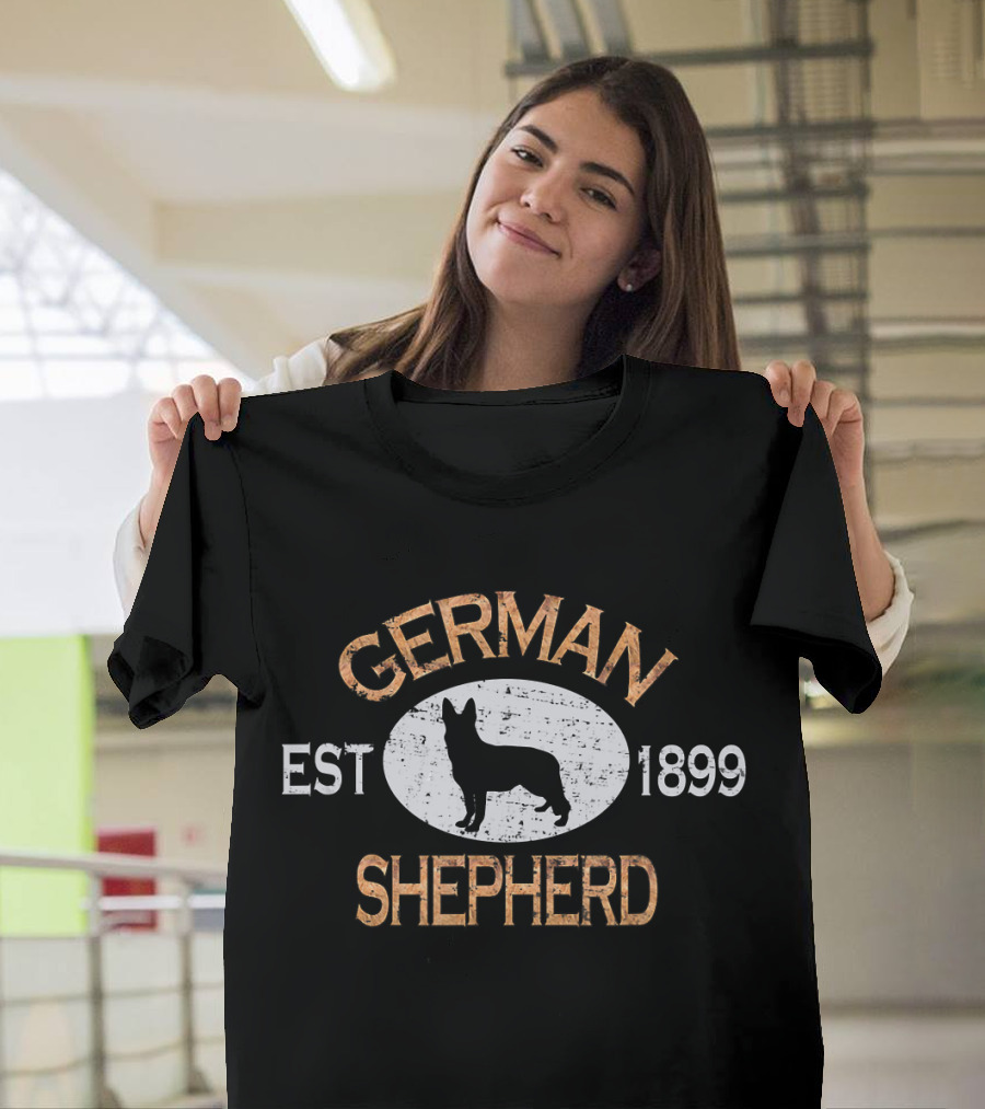 German Shepherd Est 1899 Vintage Dog T-Shirt