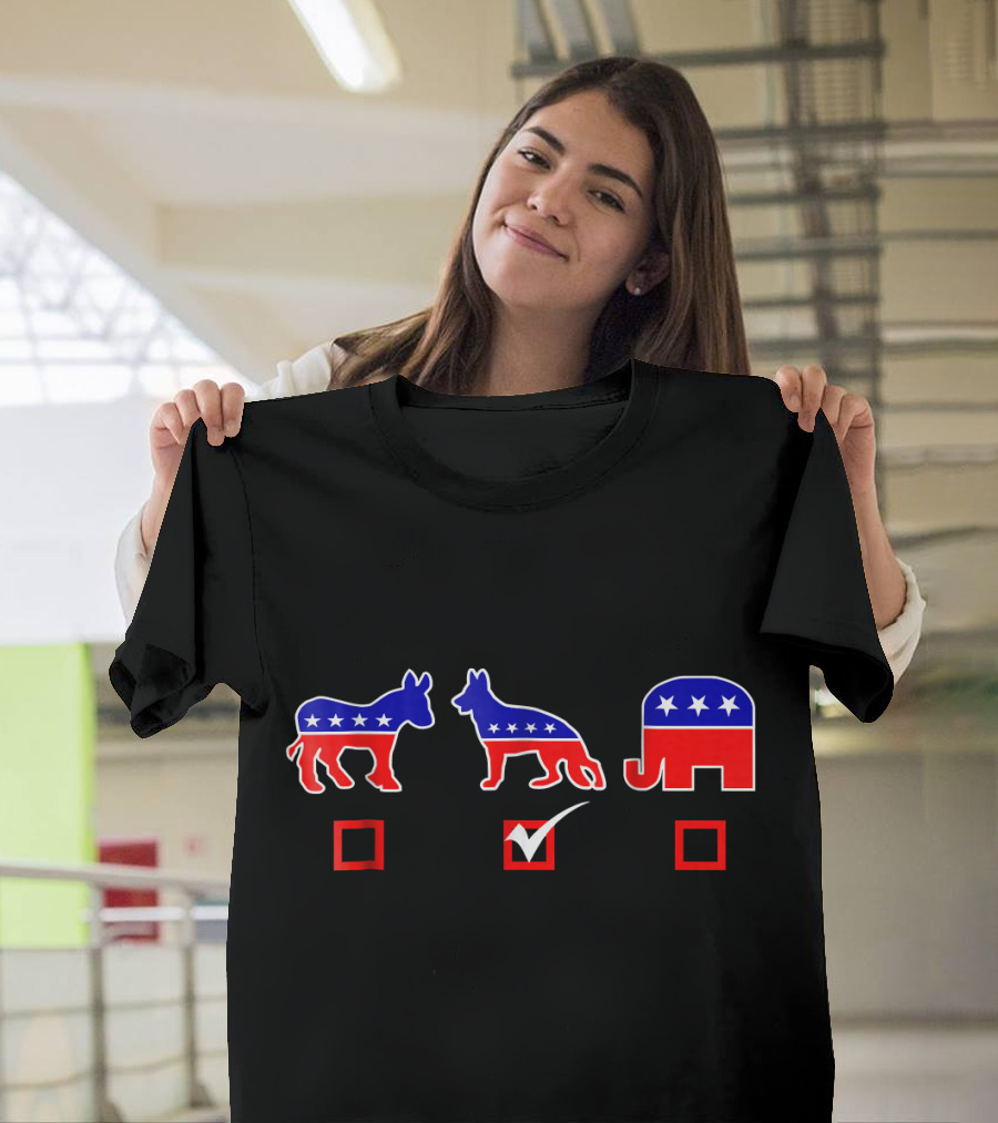 German Shepherd for President Election Vote T-Shirt