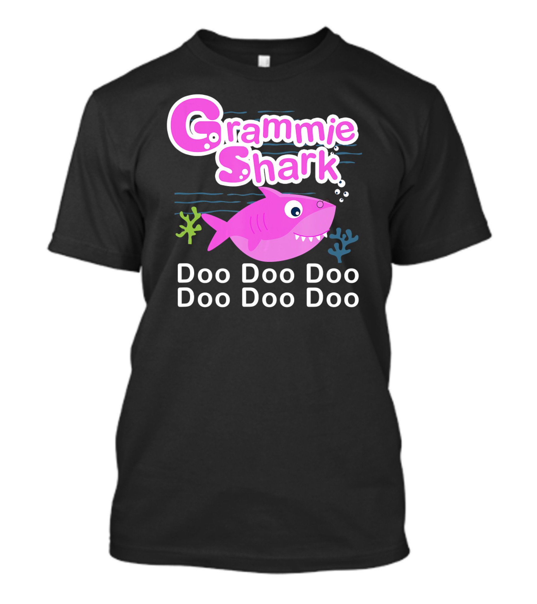 Grammie Shark Doo Doo Doo Cute Grandma Fish T-Shirt