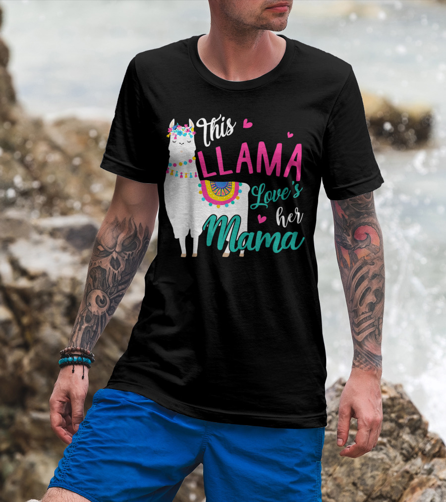 This Llama Loves Her Mama Mother's Day T-Shirt