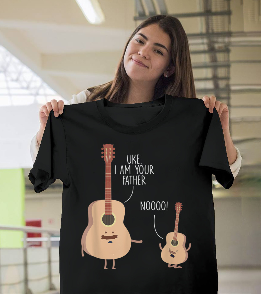 Uke I Am Your Father Ukulele Guitar NOOOO T-Shirt