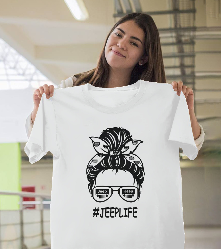 JEEPLIFE Jeep Bandana Sunglasses T-Shirt