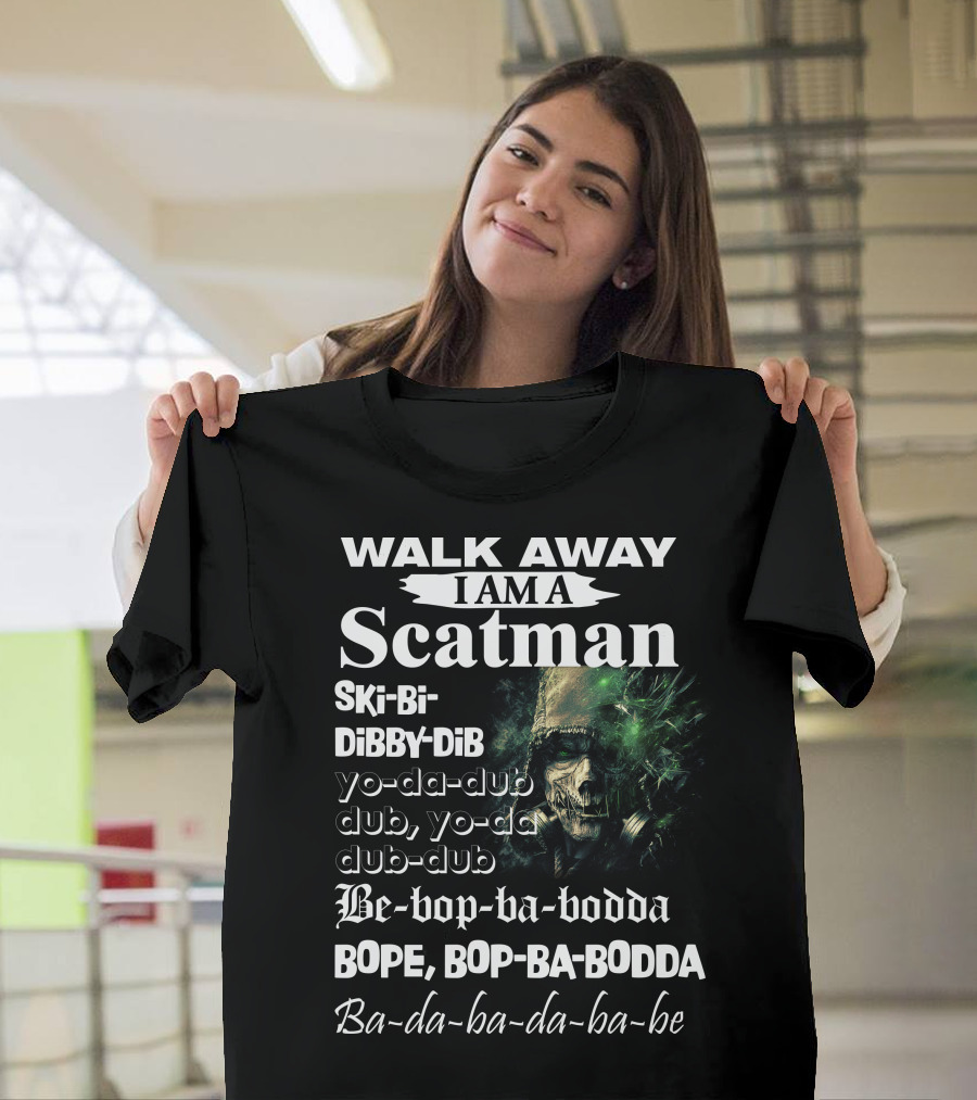 Walk Away I Am A Scatman Ski Bi Dibby Dib Yo-da-dub Dub Yo-da Dub-dub Be-bop-ba-bodda BOPE BOP-BA-BODDA Ba-da-ba-da-ba-be T-Shirt