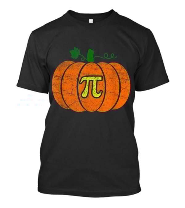 Halloween Pumpkin Pi Pie T-Shirt