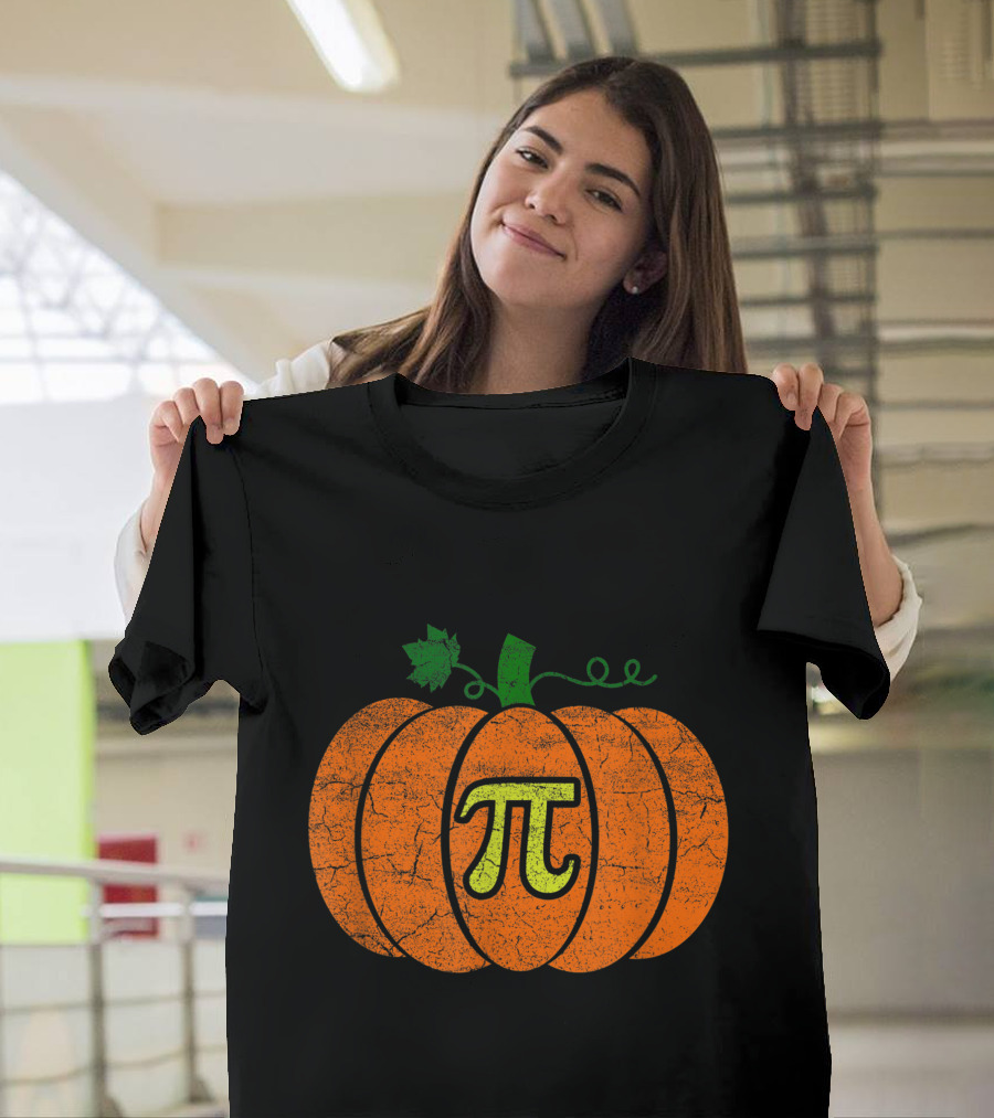 Halloween Pumpkin Pi Pie T-Shirt