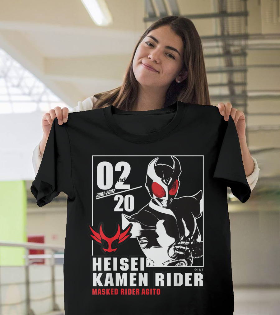 02nd 2001-2002 Heisei Kamen Rider Masked Rider Agito T-Shirt