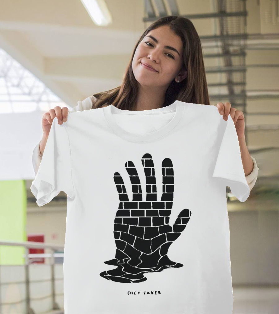 Chet Faker Built on Glass 2 Brick Hand T-Shirt