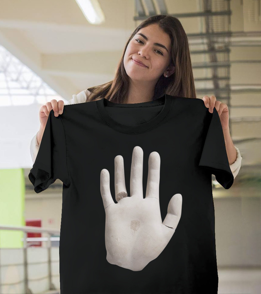 Built on Glass Hand Sculpture T-Shirt