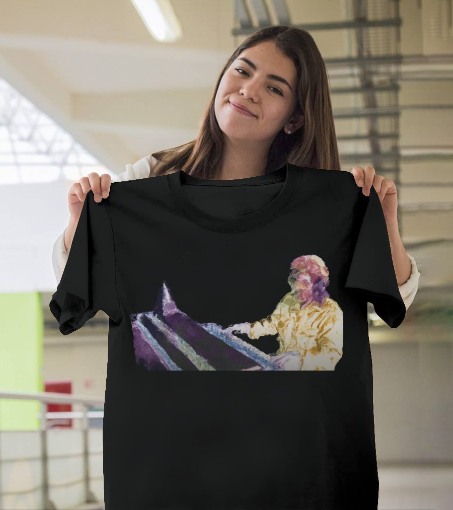 Get High Psychedelic Piano Player T-Shirt