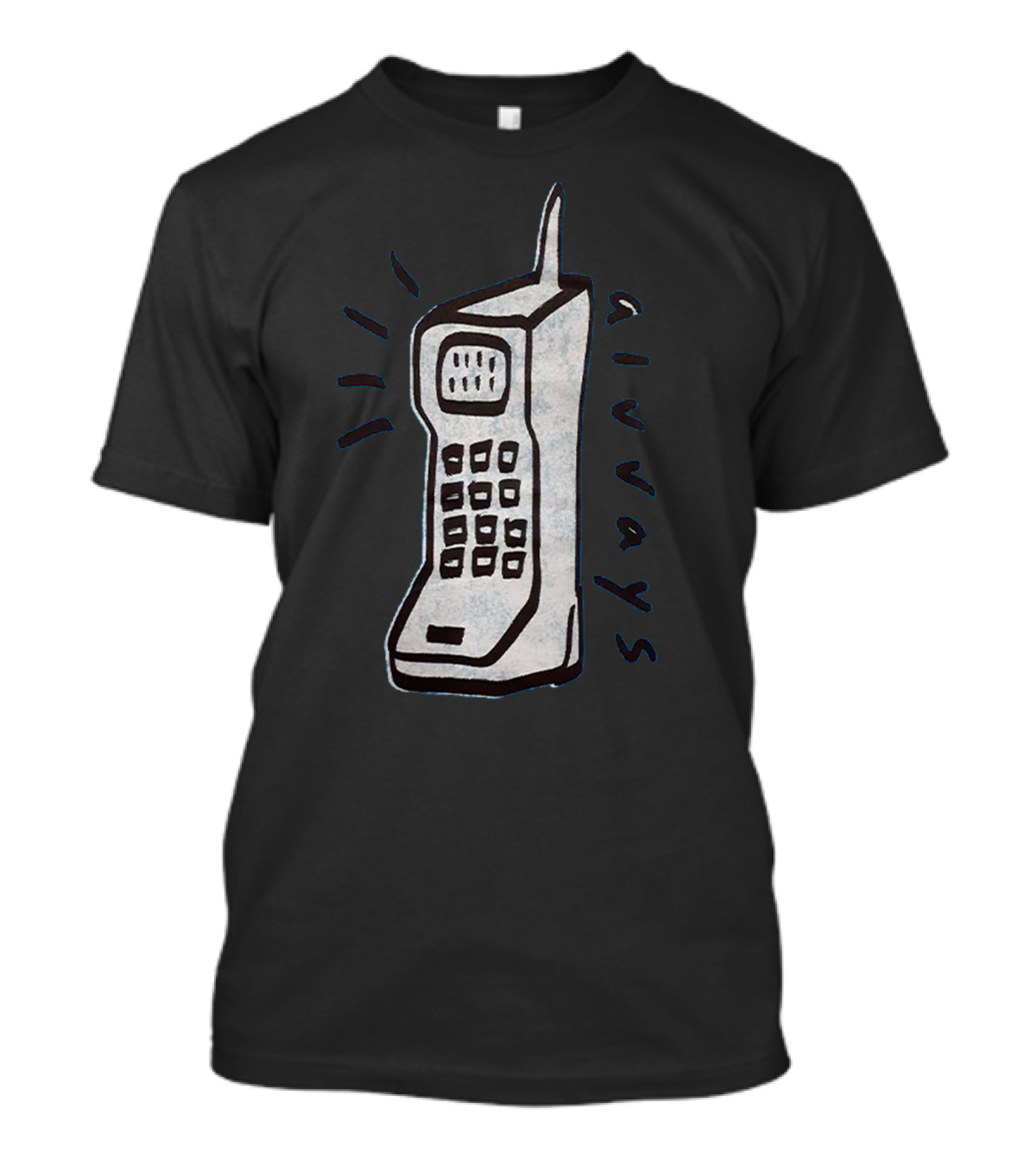 Alvvays Vintage Cellphone Retro Influence T-Shirt