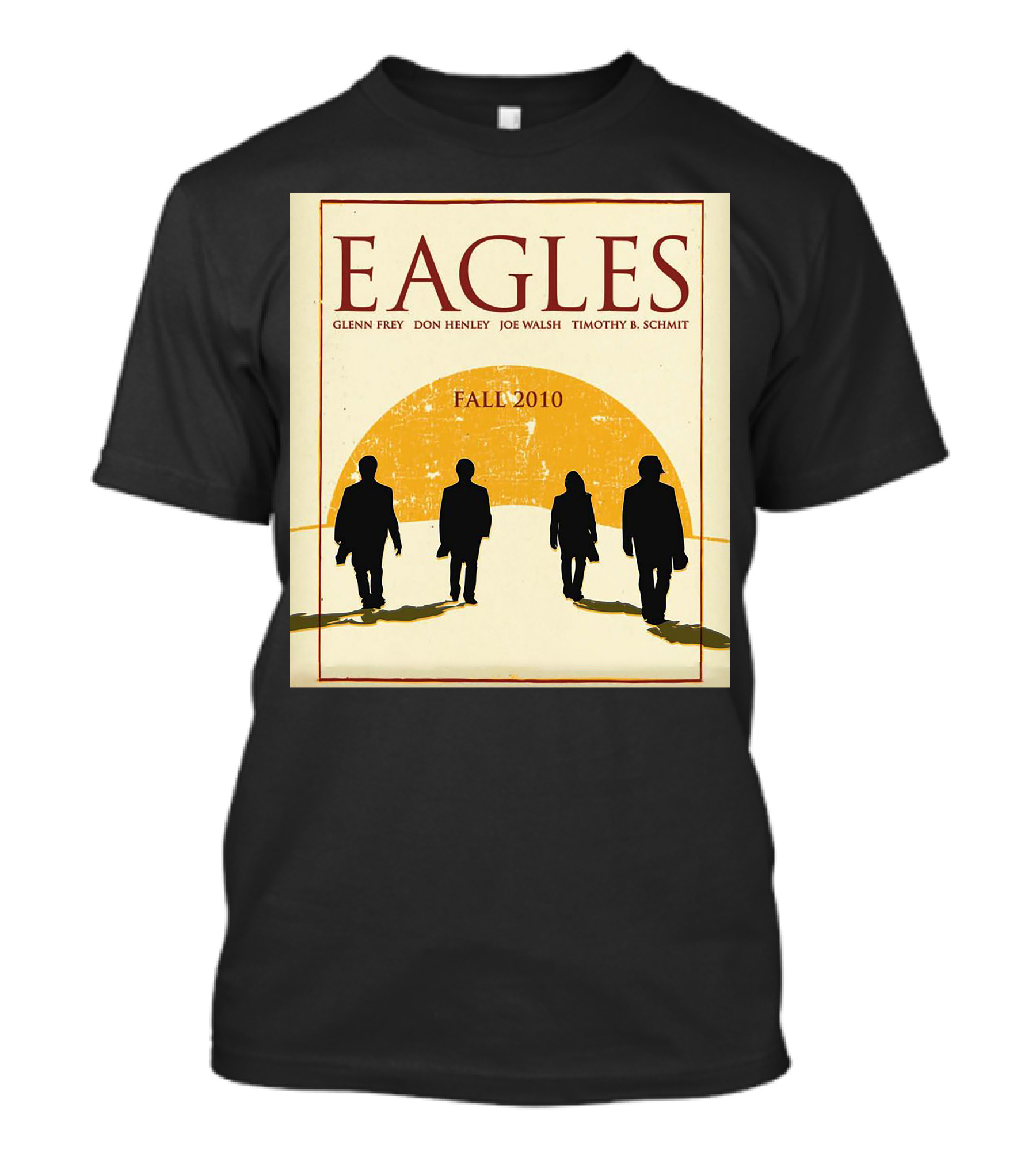Eagles Fall 2010 Glenn Frey Don Henley Joe Walsh Timothy B. Schmit T-Shirt