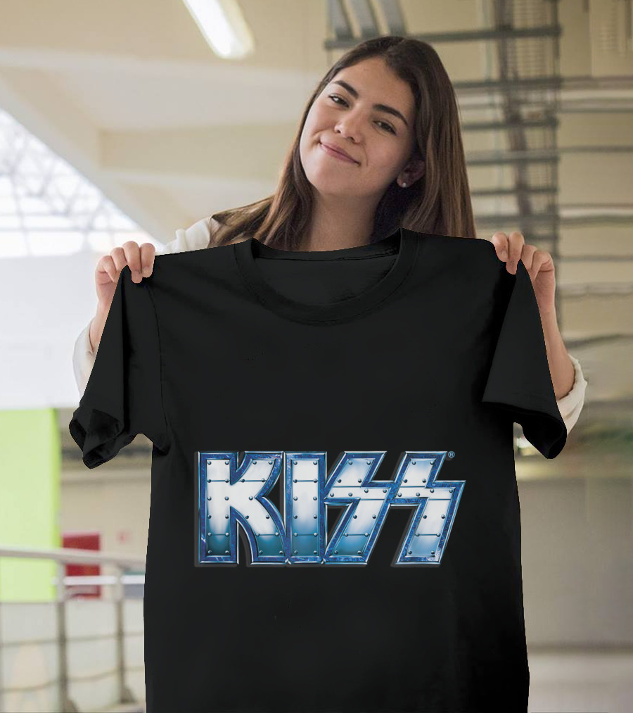 KISS Blue Steel Rivet T-Shirt