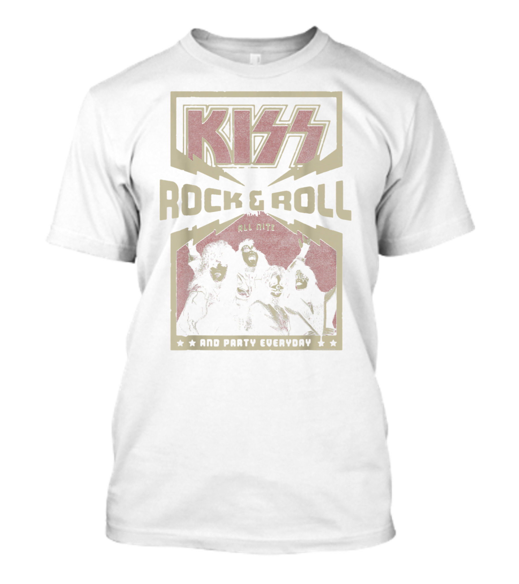 KISS Rock And Roll All Nite And Party Everyday T-Shirt