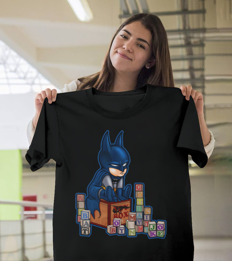 Cool Gotham Batman Blocks Joker Toy Box T-Shirt